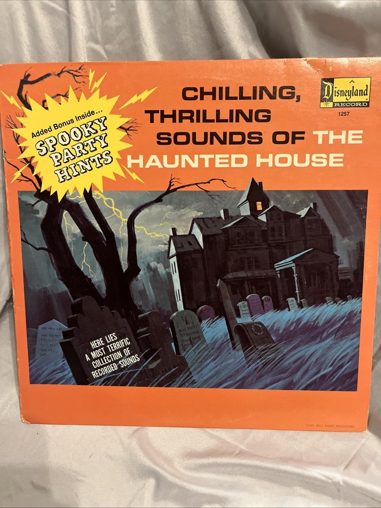 Chilling Thrilling Sounds Of The Haunted House Vinyl LP 1964 Disneyland Records