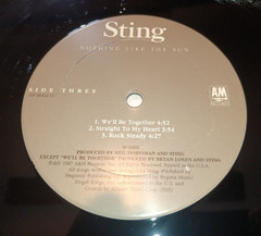 STING – …Nothing Like the Sun 1987 Double LP Vinyl Record Album A&M SP-6402