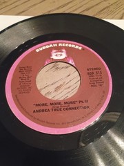 ANDREA TRUE CONNECTION – More More More 7″ 45 RPM Vinyl Single 1976 Buddah