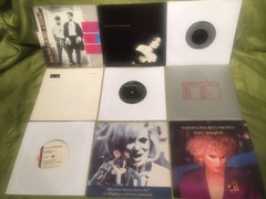 9 x PET SHOP BOYS & RELATED 7″ SINGLES 1985-1989 MOSTLY EX/MINT CONDITION