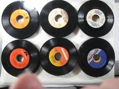 record lot 45 rpm VG+/NM- 125 vinyl NO sleeves pop hits 70s/80s FREE SHIP 5Q