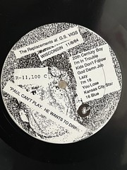 The Replacements Live @ G.S. Vigs Wisconsin 1984 12″ Vinyl Record LP! Promo READ