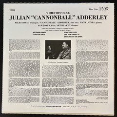 Cannonball Adderley – Somethin’ Else (LP, VG+, 2000’s Reissue, Scorpio Issue)
