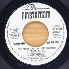 LOIS WISE – ARE YOU SURE YOU LOVE ME? – SPOKEN WORD JAZZ 45 PROMO AMSTERDAM