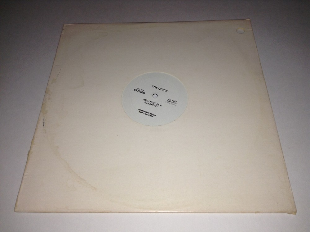 The Quick One Light In A Blackout / To Prove My Love – DEMO 1982 12″ Vinyl