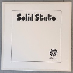 Blue “Solid State” Lp 1996 w/ insert Ltd 400 DIY cover grunge noise punk Philly