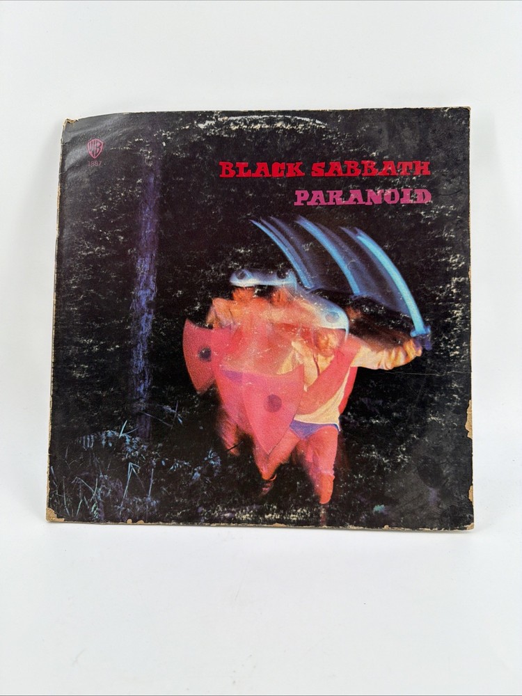 Black Sabbath “Paranoid” 1970 LP Record Play Tested Warner Bros 1887