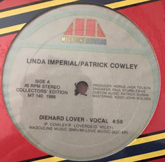 Linda Imperial / Patrick Cowley Diehard Lover 1986 12″ Megatone Records MT 140