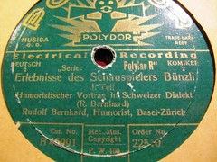 1928 Swiss GERMAN Comedy Rudolf Bernhard ERLEBNISSE DES SCHAUSPIELERS BÜNZLI