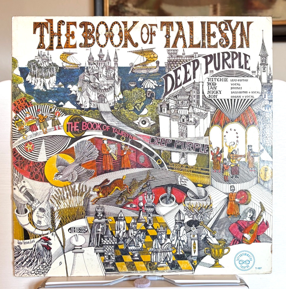 Cleaned & Tested: Deep Purple – The Book Of Taliesyn – 1968 Hard Rock LP