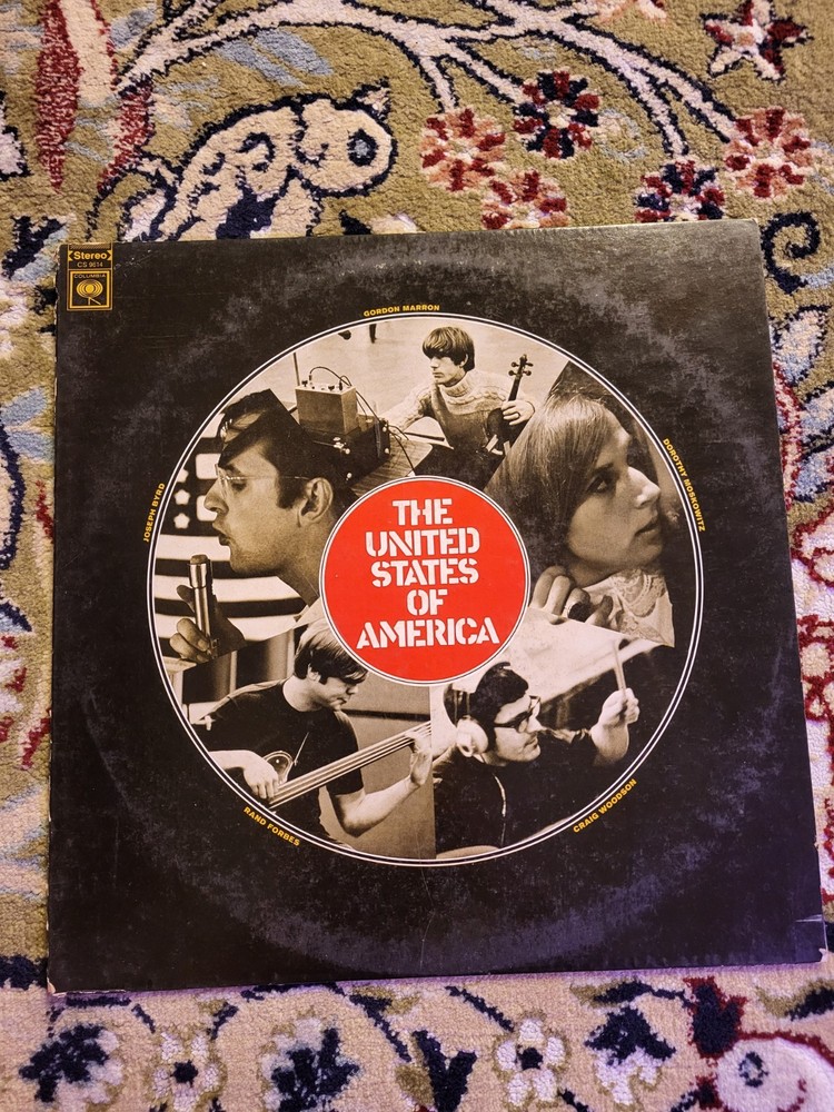 The United States Of America Self Titled LP 1968 CS 9614 Vinyl Psychedelic VG+
