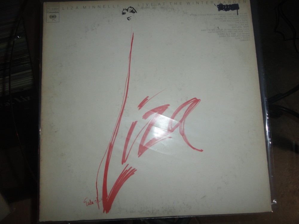 VINYL RECORD LP LIZA MINNELLI LIVE AT THE WINTER GARDEN #2 COLUMBIA PC 32854
