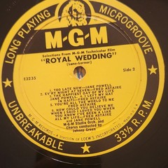 MGM Records Seven Brides/Royal Wedding Vinyl LP E3235 12″ 33RPM Hi-Fi