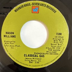 Mason Willilams Classical Gas / Long Time Blues 7″ 45rpm VG++