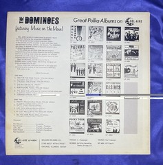 1970 DOMINOES Dominoes Anyone? Happy Polka Music On The Move LP Bel-Aire 4008