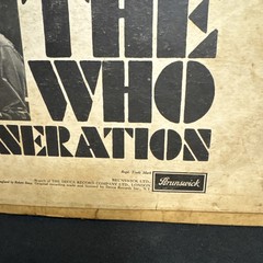 THE WHO My Generation LP Brunswick