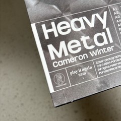 CAMERON WINTER Heavy Metal Blood Records LP Hand Numbered /1000 SHIPS NOW
