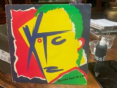 XTC “DRUMS AND WIRES” 1979 VINYL LP, ON VURGIN RECORDS, OG LYRIC SLEEVE, VG +