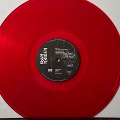 Iron Maiden Virus LP Red Vinyl Japan w/OBI + Insert Studio+ Live Iron Maiden NEW