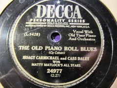 Hoagy Carmichael SINGS Cass Daley OLD PIANO ROLL BLUES / Stay with Happy People