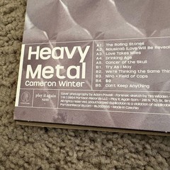 Cameron Winter – Heavy Metal Blood Records Black Silver Vinyl LP IN HAND /1000