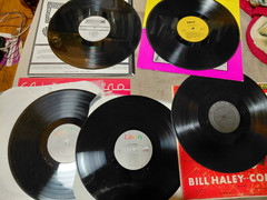 1950’s Vinyl Lot The Harptones Bill Haley The 5 Satins Fats Domino