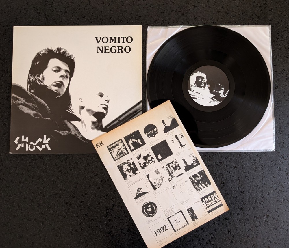 VOMITO NEGRO, Shock LP, 1989 Original Pressing KK023 KK Belgium, EBM Vinyl VG++