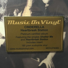 Cinderella Heartbreak Station Music On Vinyl 180g Vinyl LP MOVLP4089