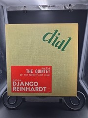 DJANGO REINHARDT The Quintet Of The French.. 10″ LP 1951 DIAL RECORDS MONO G+