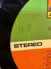 MC5 Back In The USA Vinyl LP 1970 Original Atlantic SD 8247 Drill Hole