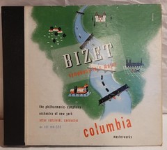 HEAR👂Bizet Symphony In C Major Columbia Classical MM-596 4X 12″ 78 RPM