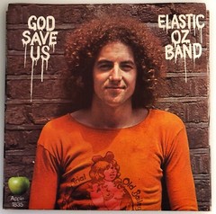 Elastic Oz Band / God Save Oz Full-sided Apple Promo w/ Error / 45 & PS / Great!