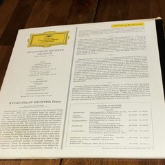 deutsche grammophon sviatoslav richter on tour chopin schumann scriabin lp