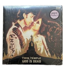 TWIN TEMPLE : God Is Dead LP 1st Press Broken Church Glass VINYL Corner Dings