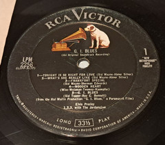 1960 Very Good Elvis G.I. Blues Sound Track RCA LPM-2256 First Press Mono