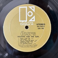 THE DOORS Waiting for the Sun 1968 Elektra 1st Press Monarch Gold Label EKS74024
