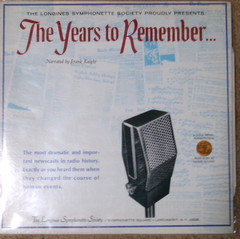 Lot of 2 Radio LP -Remember the Golden Days of Radio and The Years to Remember