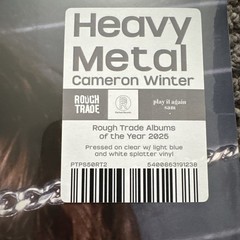 Cameron Winter Heavy Metal Rough Trade Album Of Year Ed Of 1014 + 7” Sold Out!