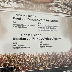 Umphreys McGee Billy Strings Hall Of Fame class of 2020 Vinyl 3 colored striped