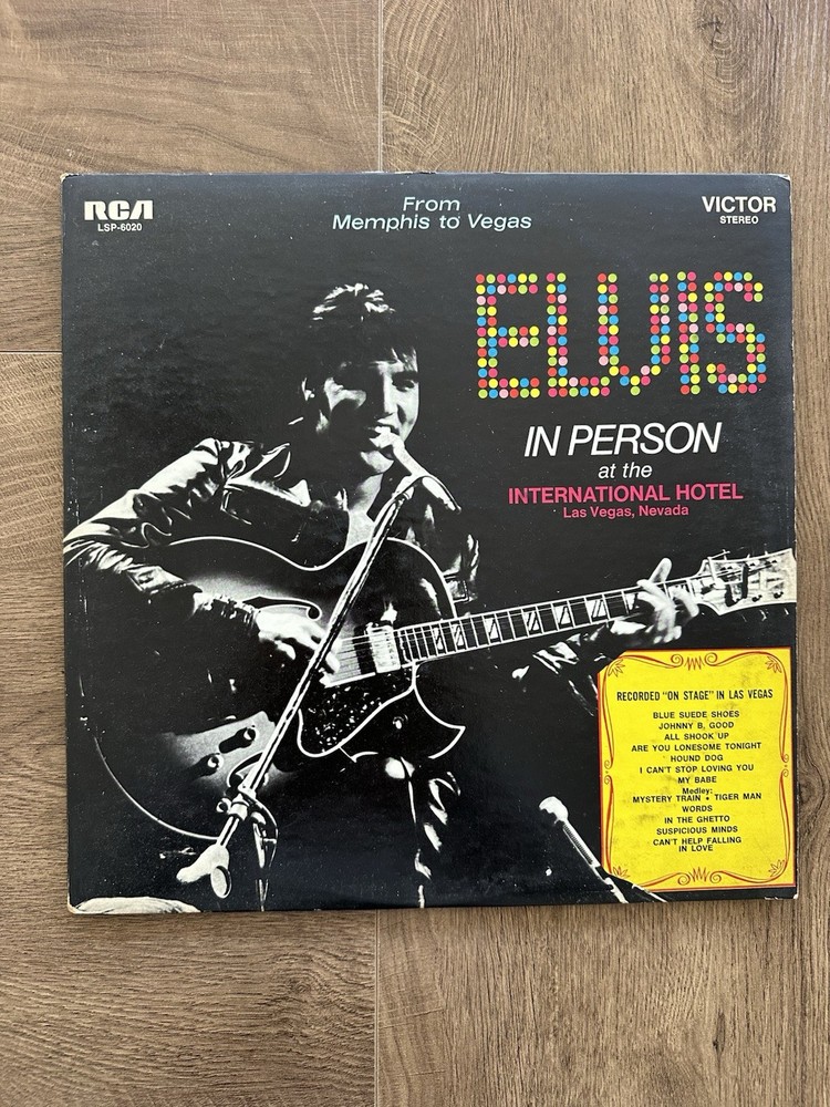 Elvis Presley From Memphis To Vegas Vinyl 2LP Record [Rock, Pop Rock] LSP-6020