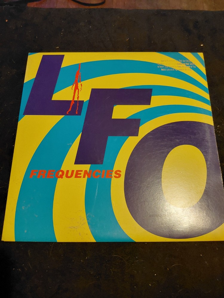 LFO – Frequencies Vinyl record LP – 1991 promo copy