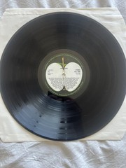 BEATLES UK 1st PRESS “ABBEY ROAD” MISPLACED APPLE SLEEVE NO HER MAJESTY VG+