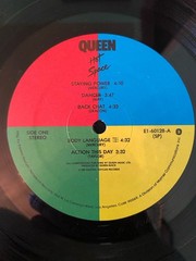 QUEEN HOT SPACE EX LP ORIG. 1982 ELEKTRA W/ INNER SLEEVE MORE LPS FREE SHIP