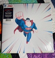 Superman The Animated Series TV Soundtrack Mondo Vinyl New *Sun Faded/Rip Seal