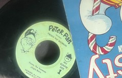 Frosty the Snowman 45rpm Vinyl Record 1980 Peter Pan Records 2612 Jingle Bells