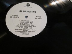 DA YOUNGSTA’S – NO MERCY LP 1994 EastWest Records White Label Promo