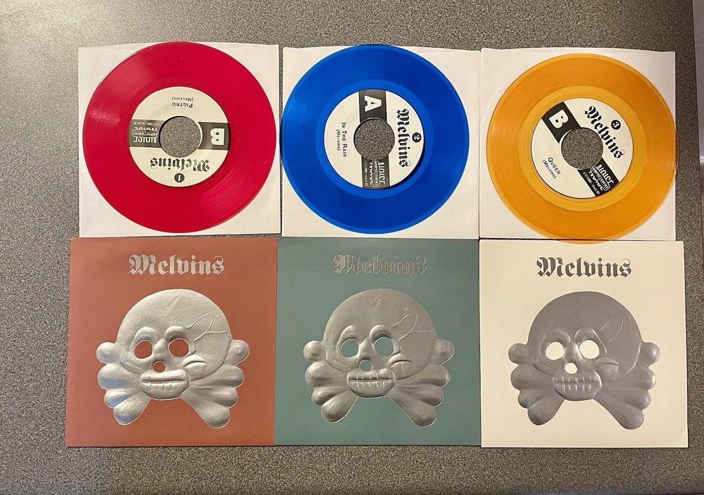 MELVINS GIGANTIC 50+ EP 7” DISCOGRAPHY LOT KING BUZZO COLOR VINYL – Nirvana KBD