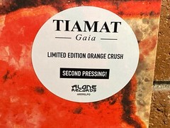 TIAMAT – Gaia, Limited Import ORANGE CRUSH COLORED VINYL LP New & Sealed!
