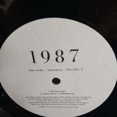 NEW ORDER Substance FACTORY 1987 UK 1ST PRESS 2 x LP IN EMBOSSED SLEEVE FACT200