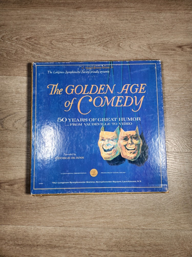 The Golden Age of Comedy 50 Years of Great Humor Box Set Vintage LP w/Inserts